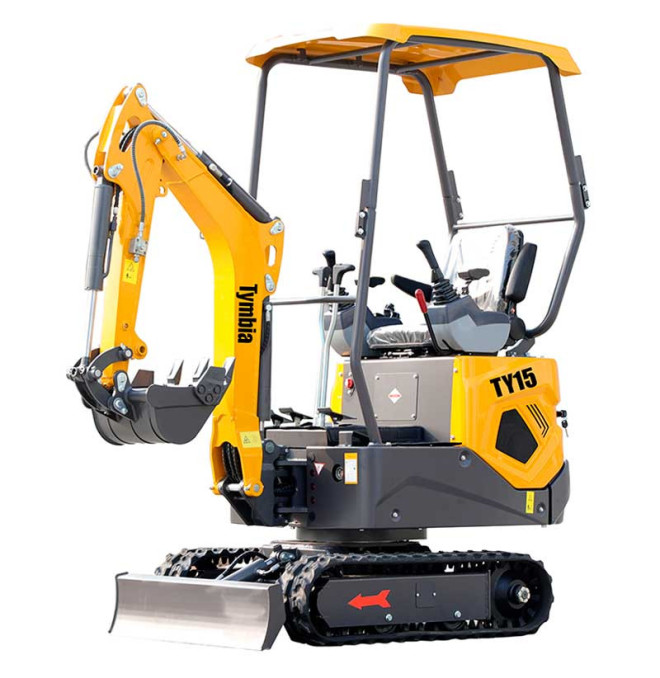 Minigrävmaskin 1800 kg Kubota D722 Diesel TY18